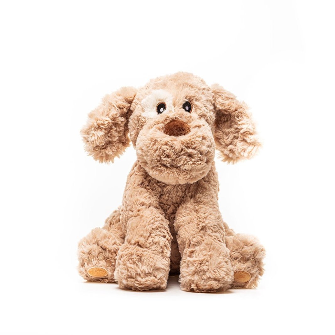 Brown Dog - Warmable, Weighted, Washable - Dimensions: Approx. 12" tall, 2 lbs