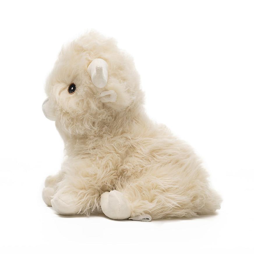 White Highland Cow - Warmable, Weighted, Washable  - Dimensions: Approx. 12