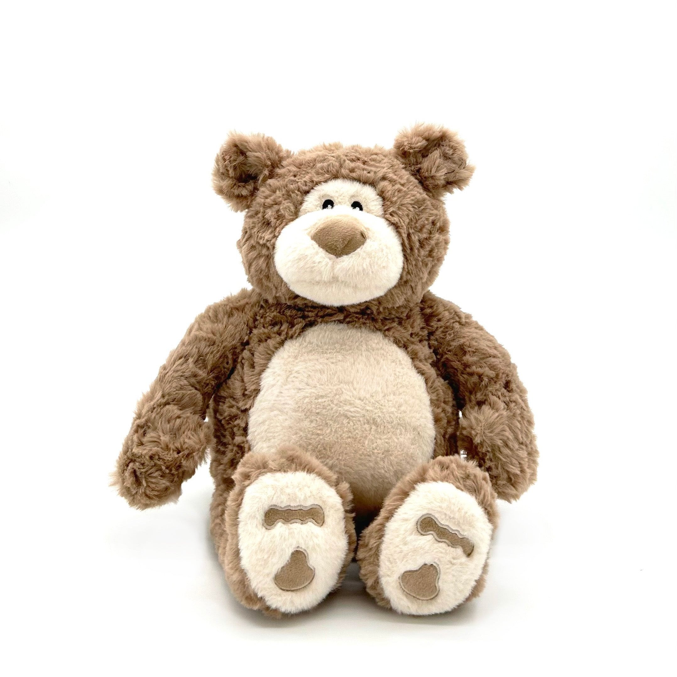 Soft Brown Bear - Warmable, Weighted, Washable  - Dimensions: Approx. 12" tall, 2 lbs